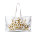Crowned in Confidence "God's Timing, Not Mine" Crown Tote Bag