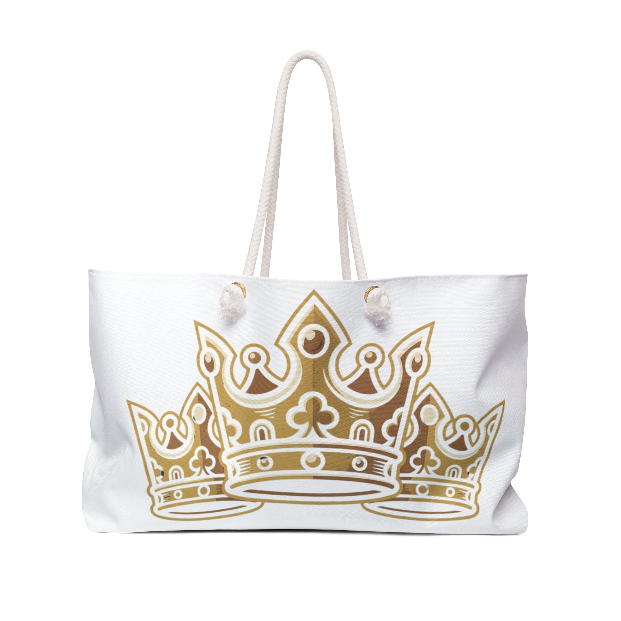 Crowned in Confidence "God's Timing, Not Mine" Crown Tote Bag