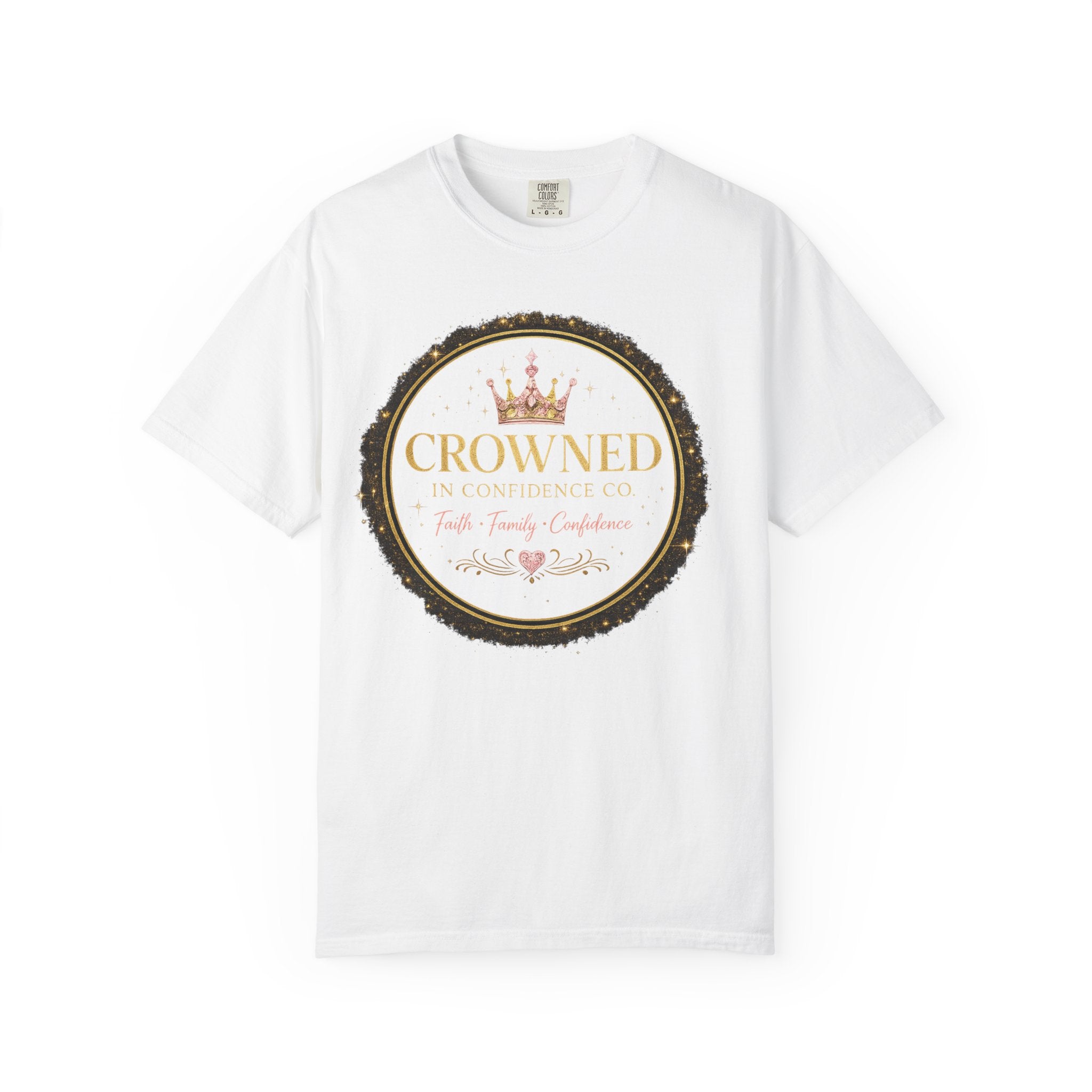 Crowned in Confidence Mom Tee
