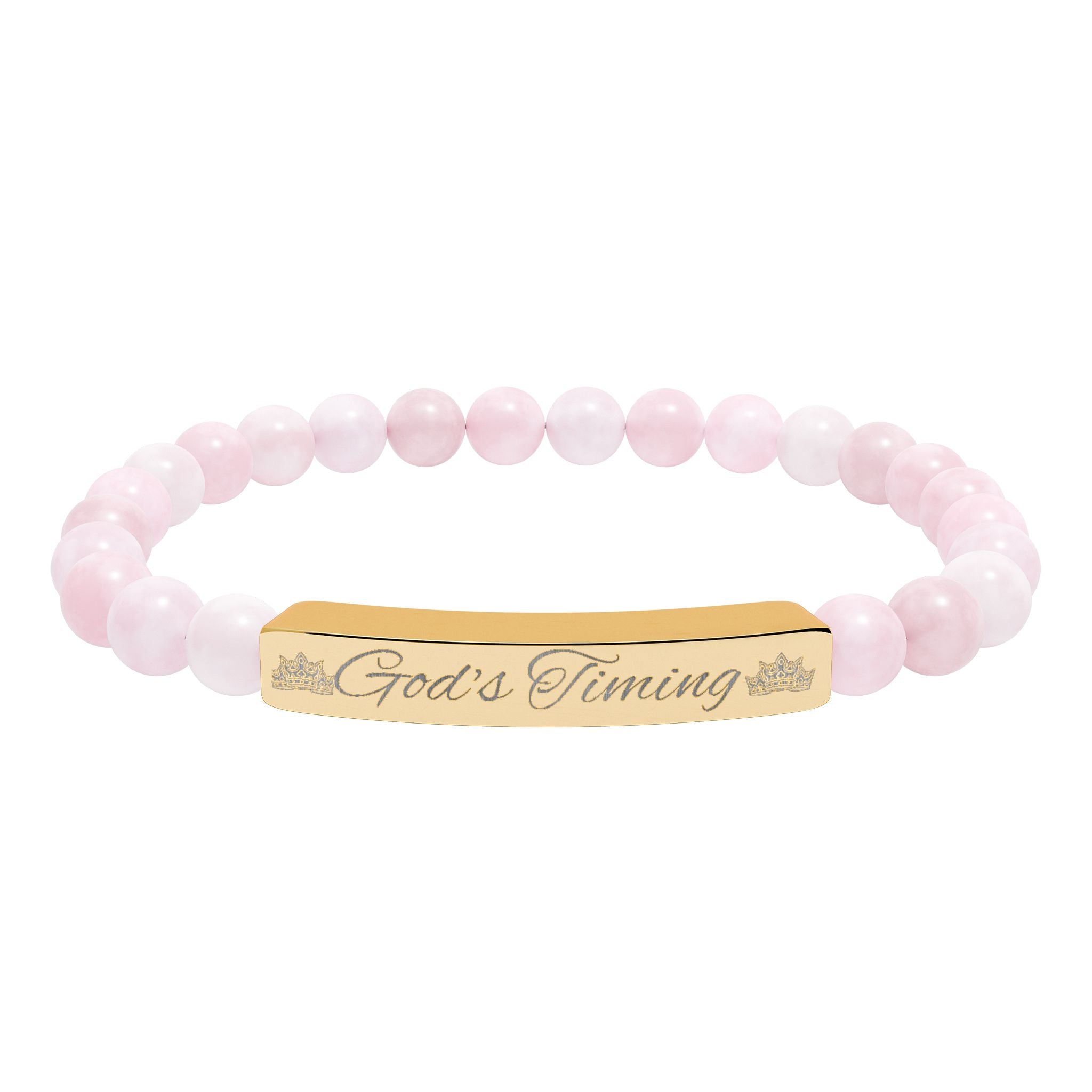 God's timing Faith Bracelet