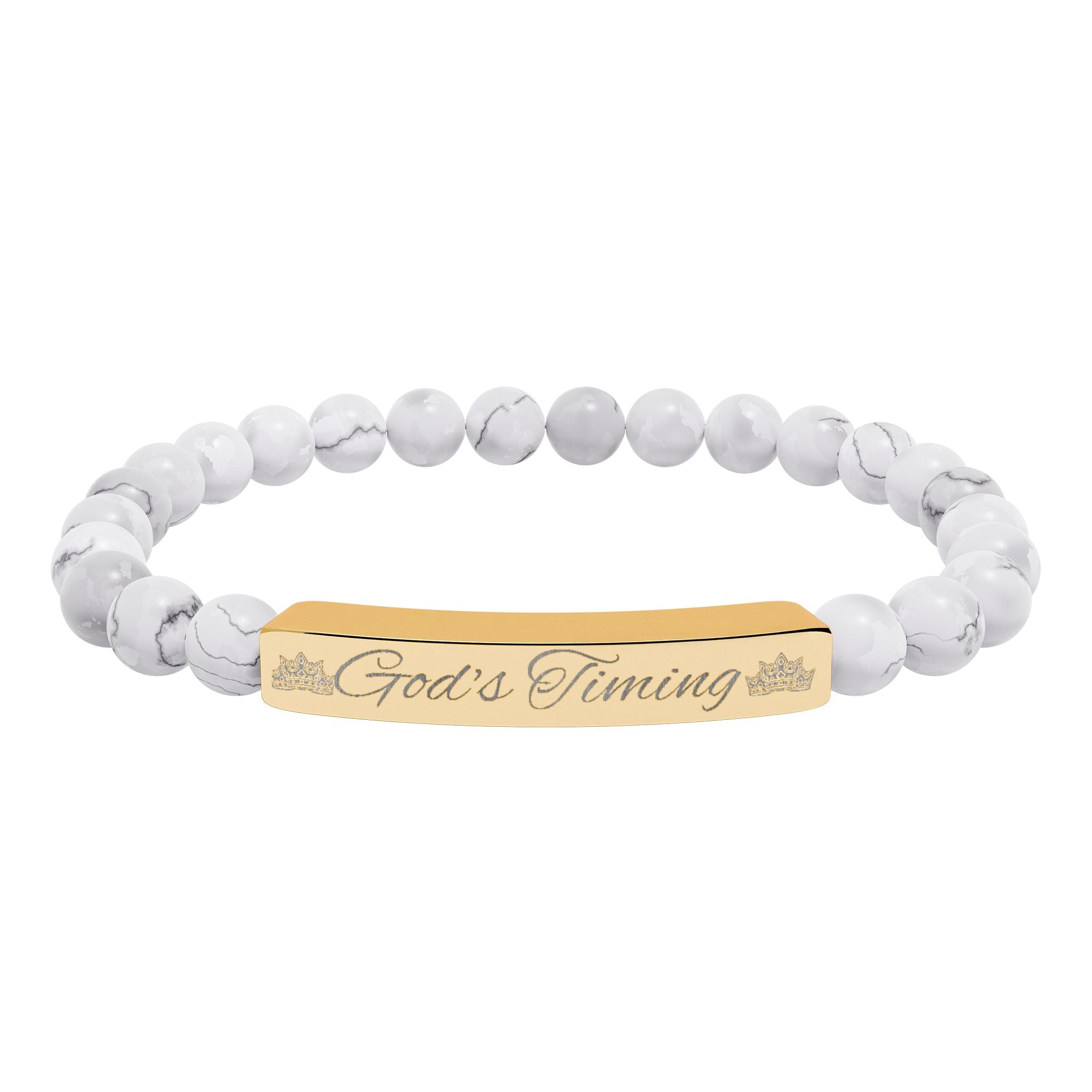 God's timing Faith Bracelet