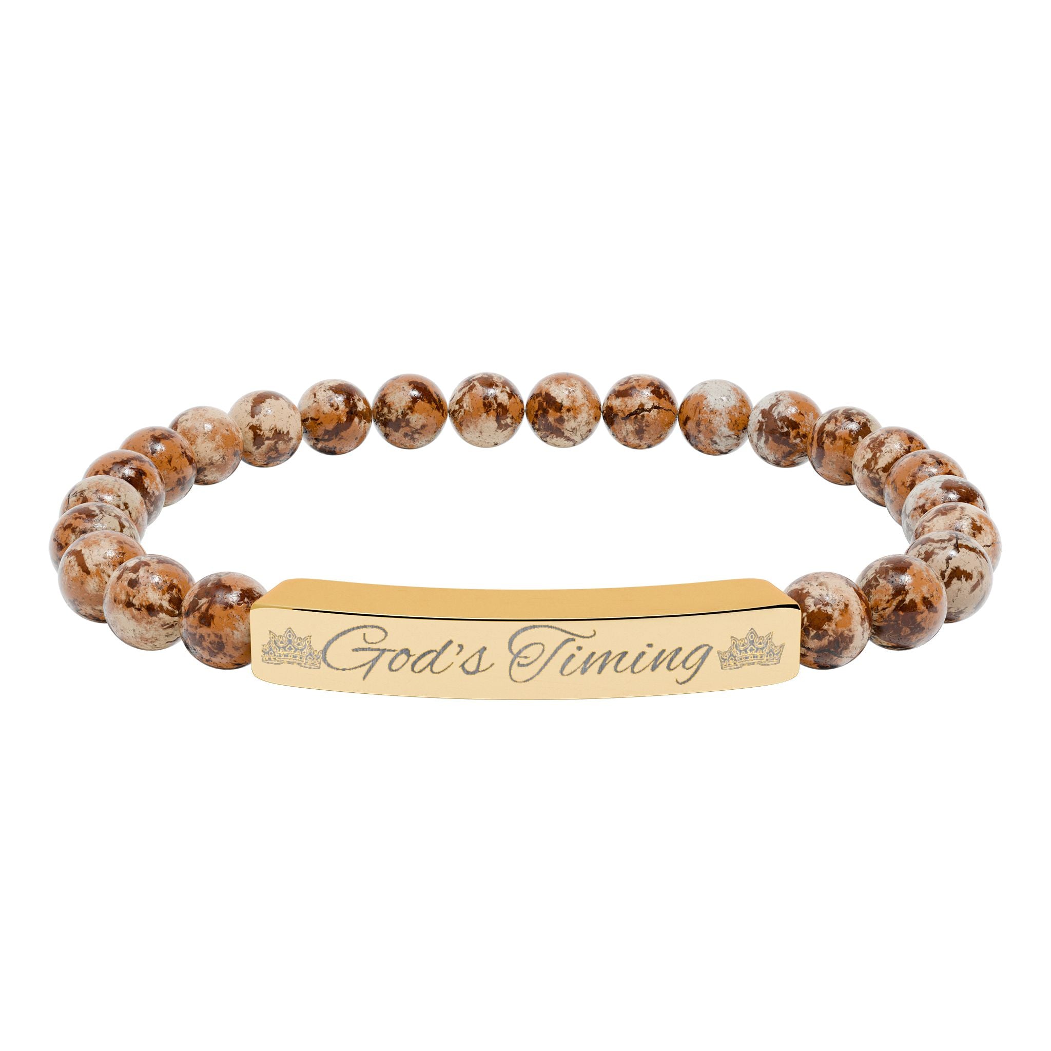 God's timing Faith Bracelet