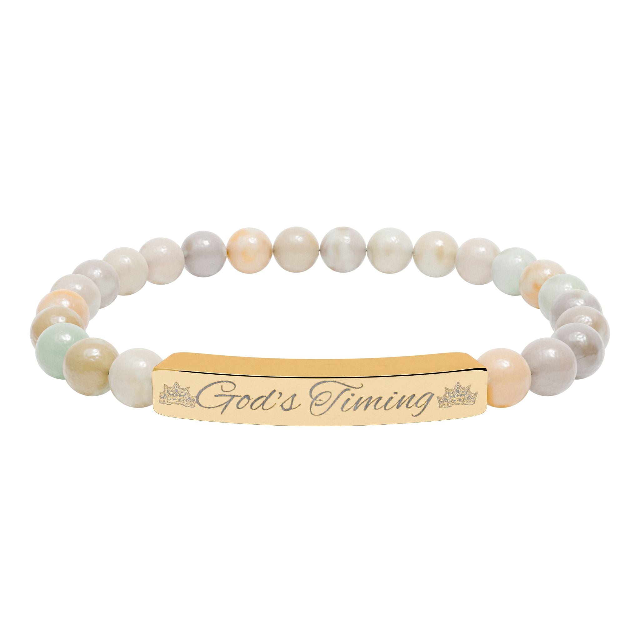 God's timing Faith Bracelet