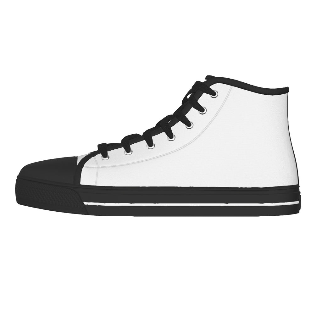 Crowned in Confidence Unisex High- Top Canvas Sneakers