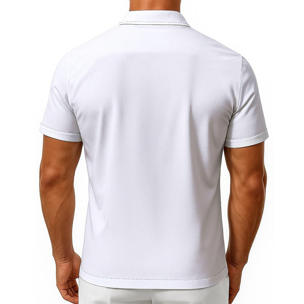 Crowned in Confidence Men's Casual Button- Up Shirt