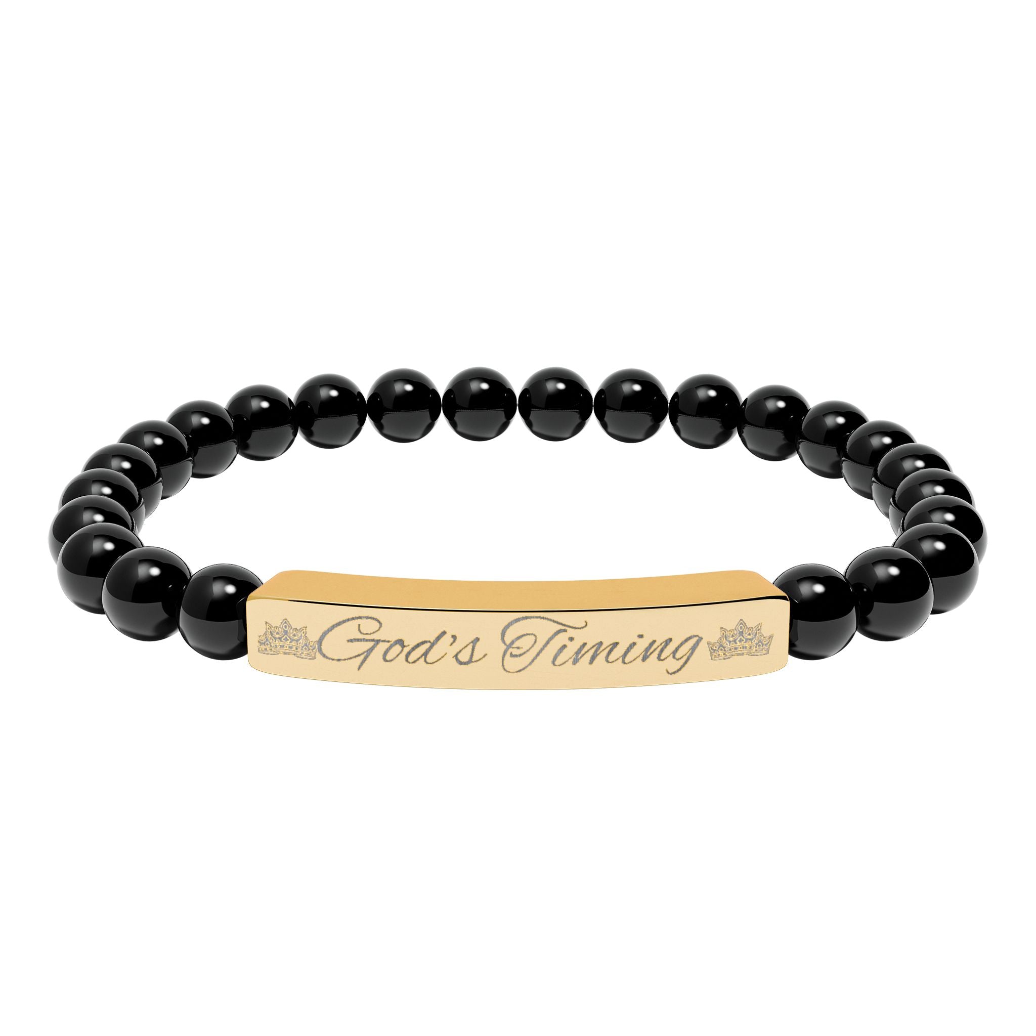 God's timing Faith Bracelet