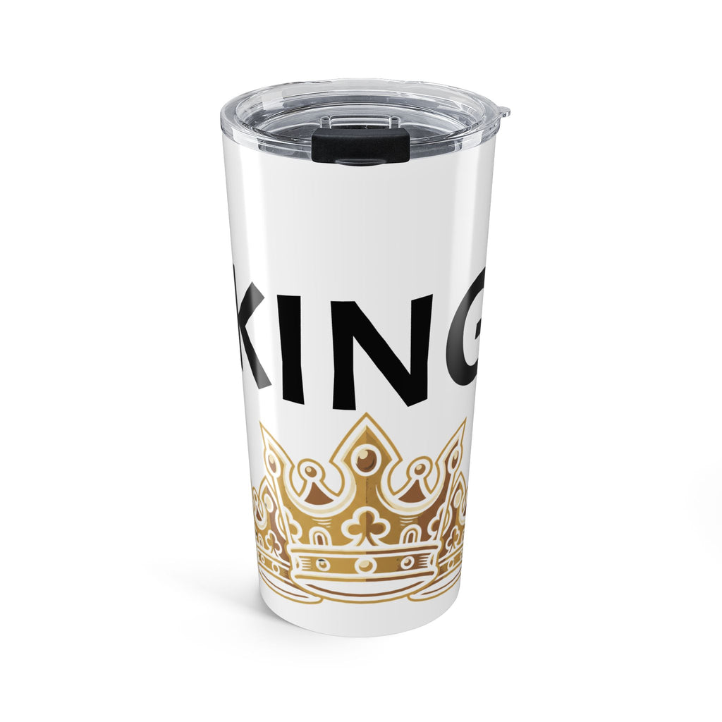 KING Gold Crown Stainless Steel Tumbler /Crowned in Confidence Travel Mug