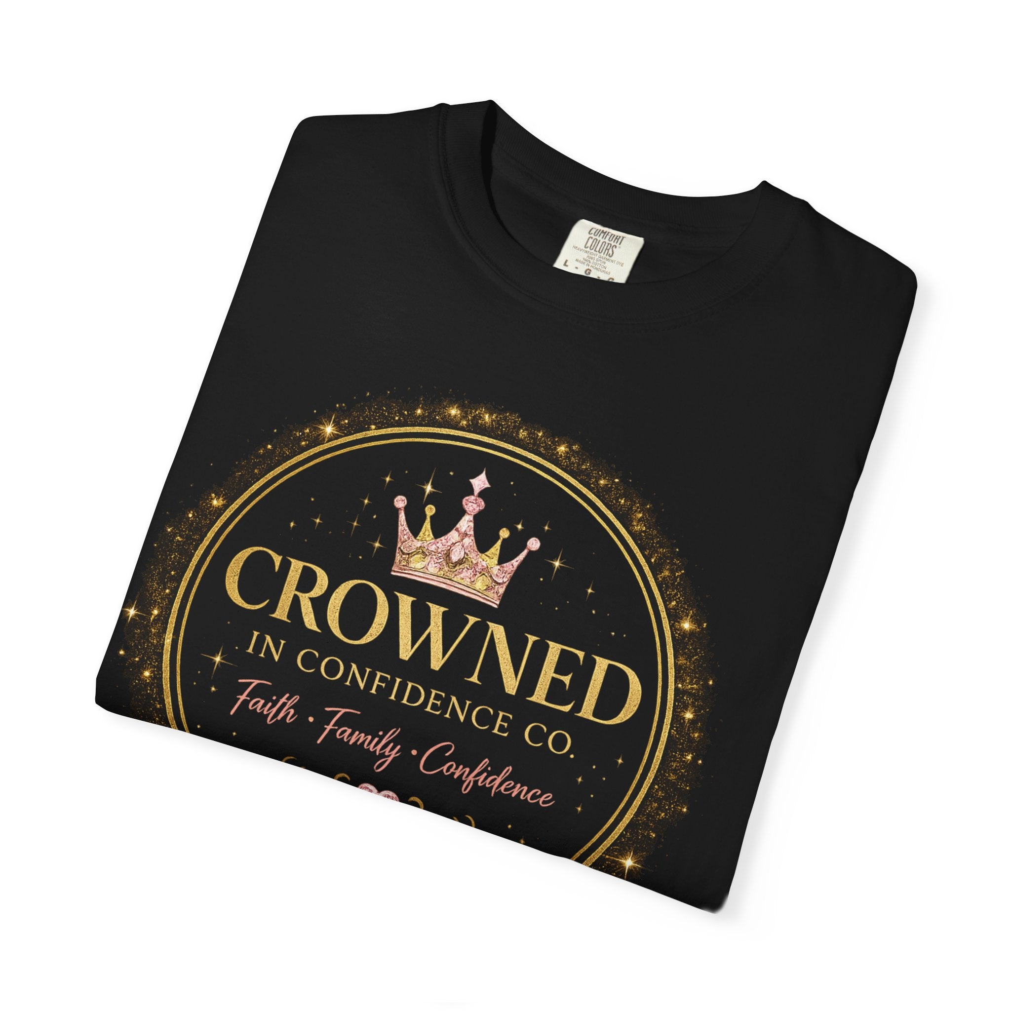 Crowned in Confidence Mom Tee