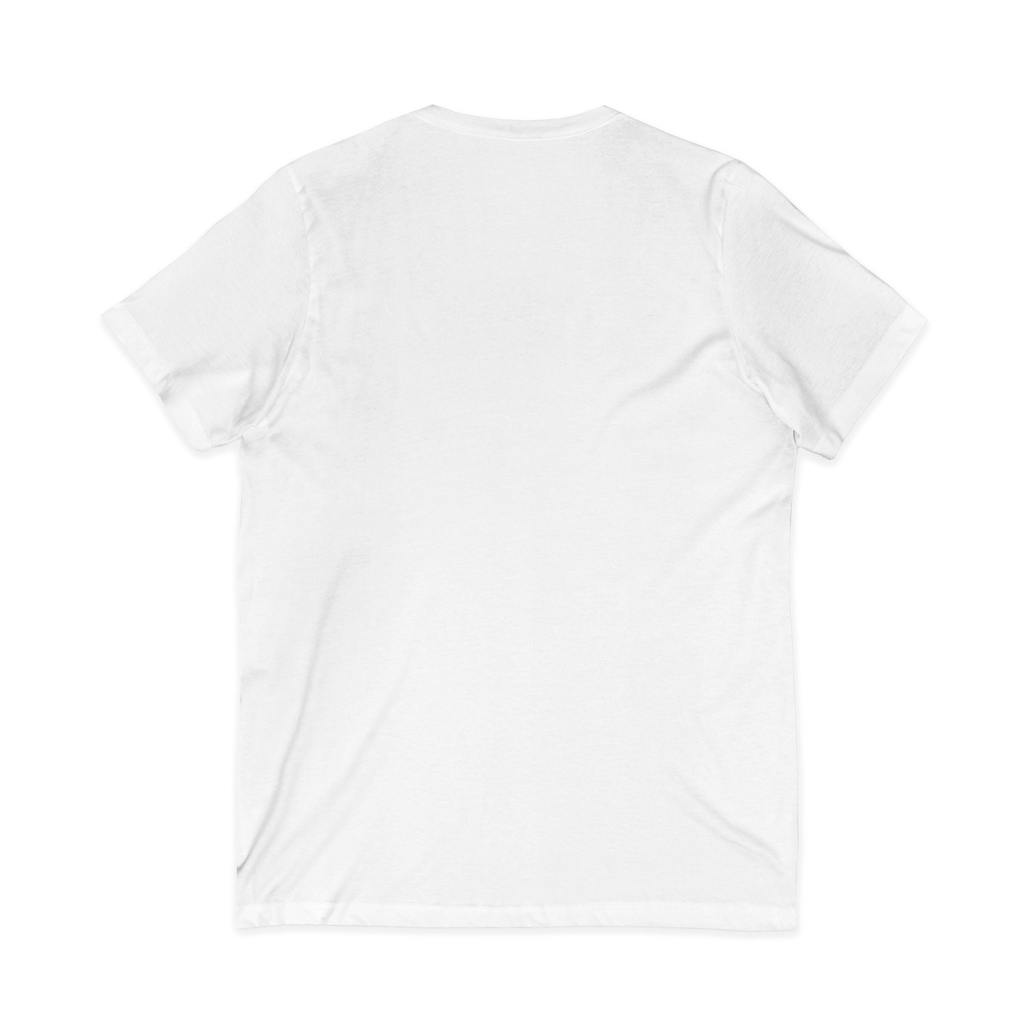 Crowned in Confidence King Men's V-Neck T-Shirt/ Gold Crown Graphic Tee