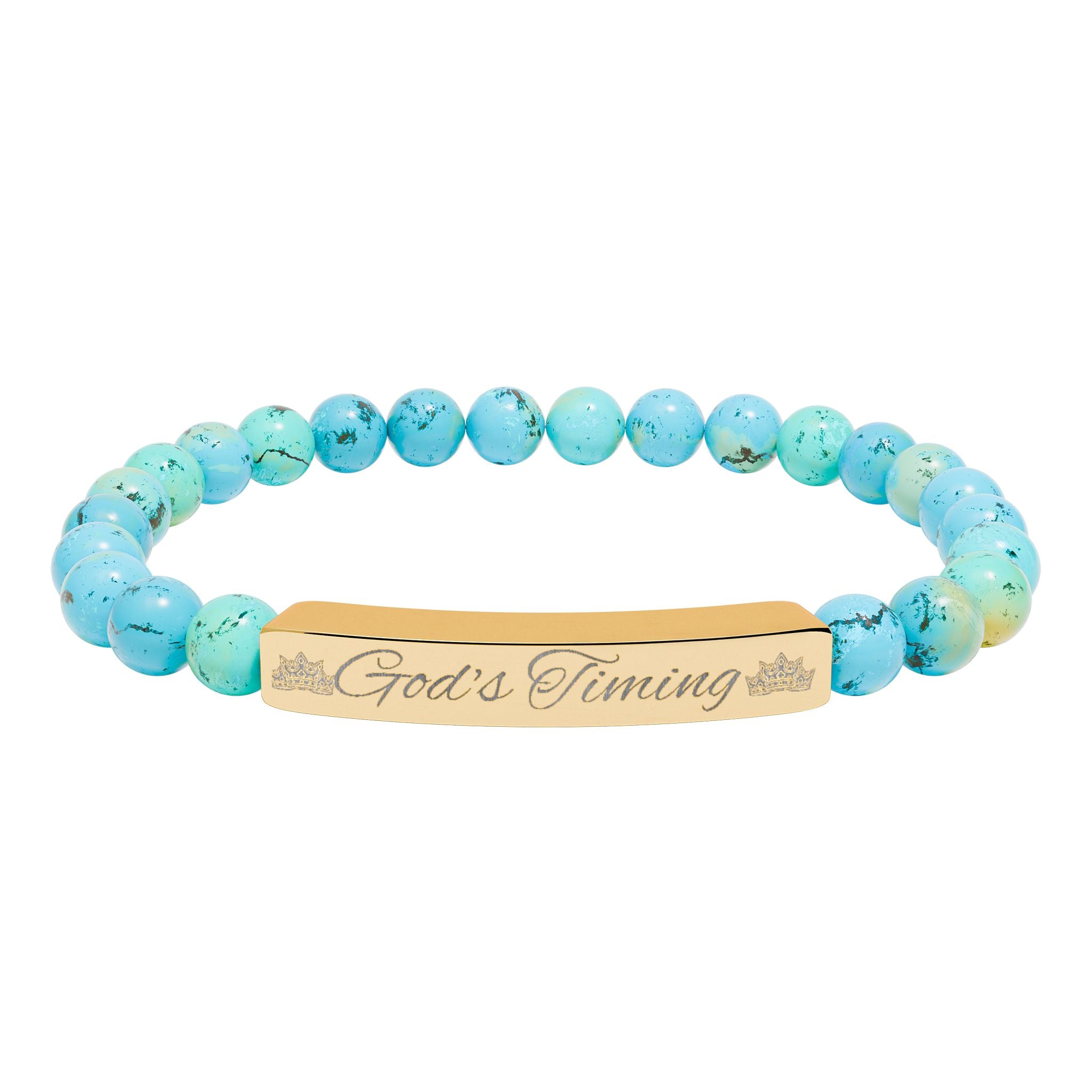 God's timing Faith Bracelet